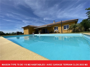 villa à la vente -   32110  NOGARO, surface 116 m2 vente villa - UBI425558452